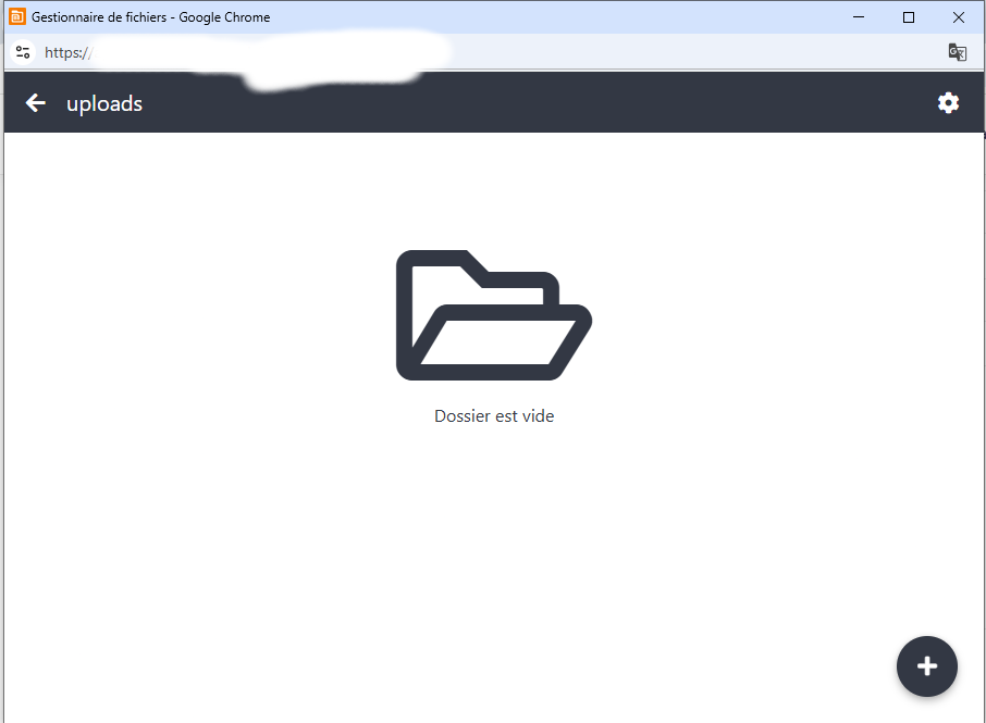 Interface d'upload Laravel